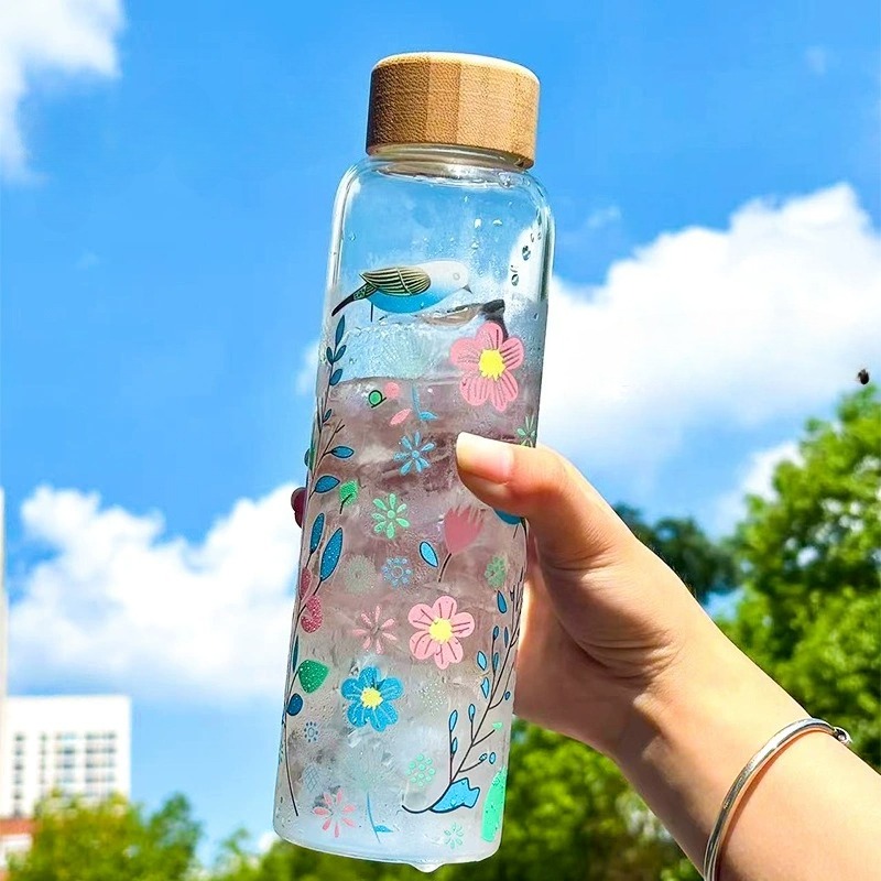 Cold Brew Jar - Vaso de Vidrio Termosensible, Botella de