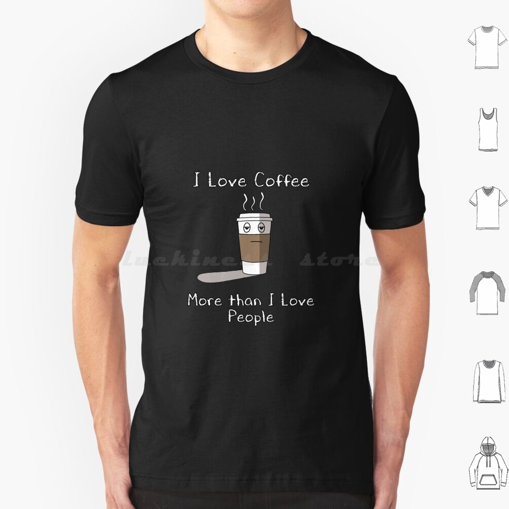 Camiseta de algodón con estamp - Coffee Tea Quotes Short reseña y precio
