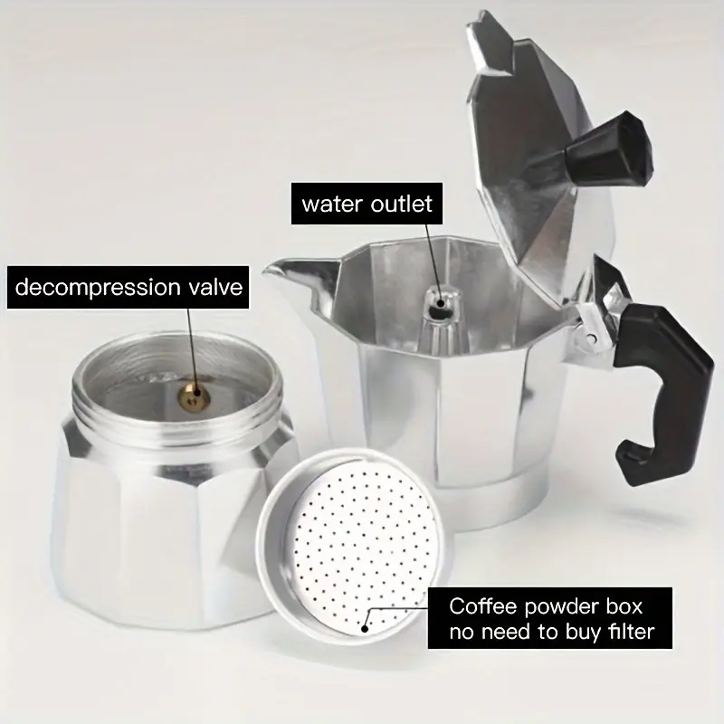 Cafetera Moka Clásica de Alumi - Coffee Tea Chocolate reseña y precio