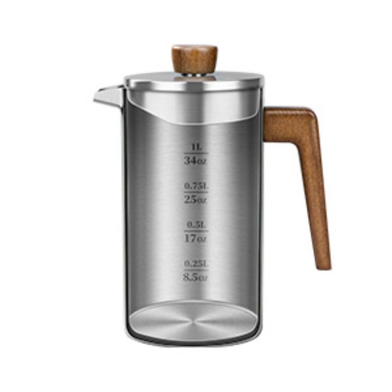 Cafetera Francesa de Acero Ino - Coffee Tea Pot reseña y precio
