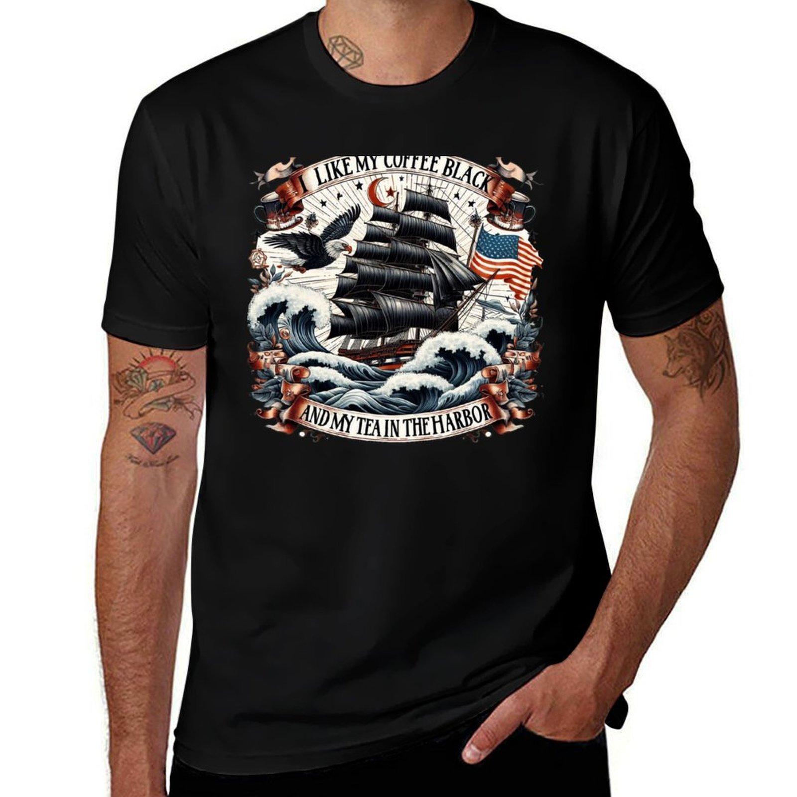 Camiseta con citas divertidas  - Coffee Tea Quotes Short reseña y precio
