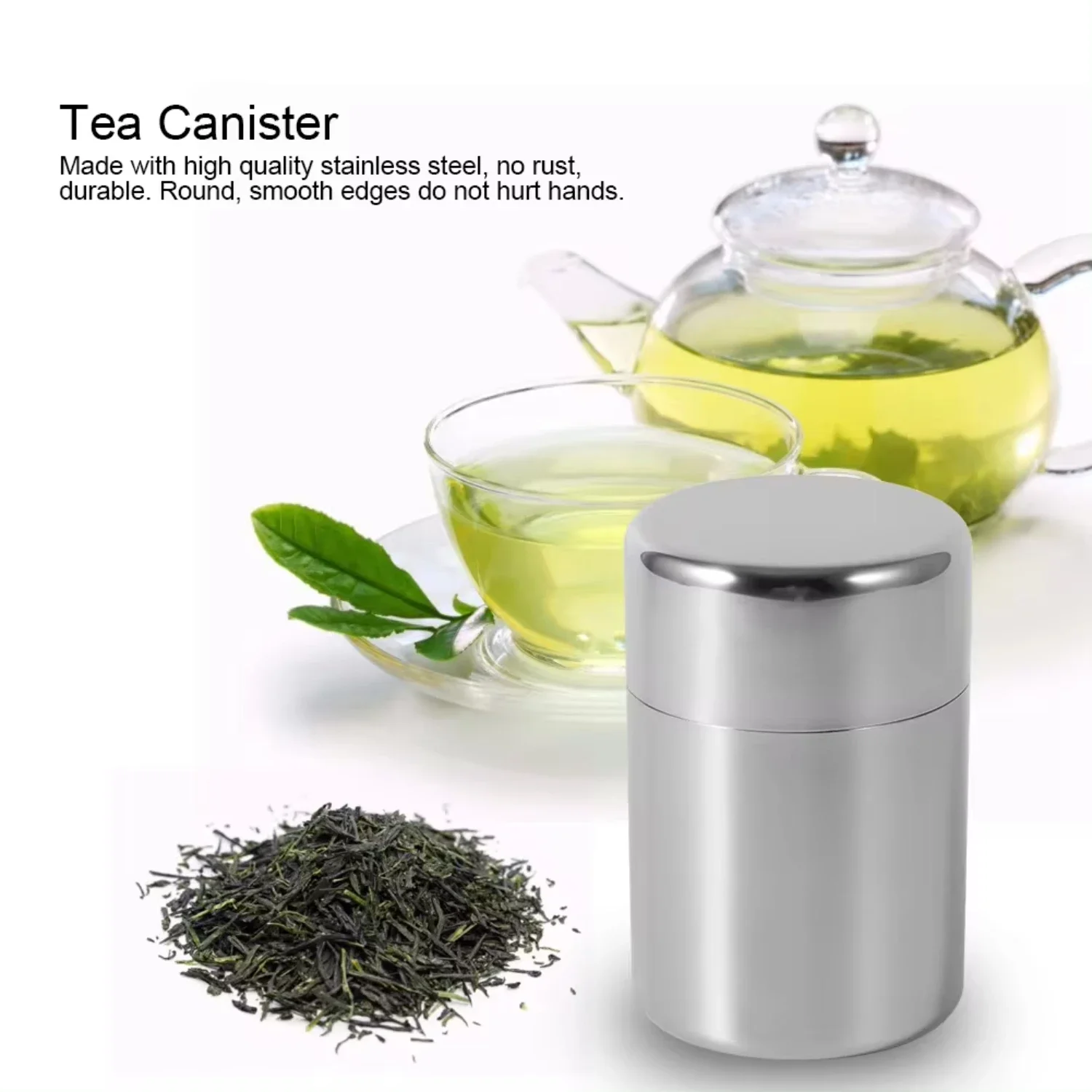 Latas de hojas de té de acero  - Coffee Leaves Tea reseña y precio